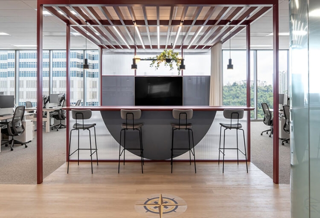 徐汇新媒体公司办公室装修布局方案