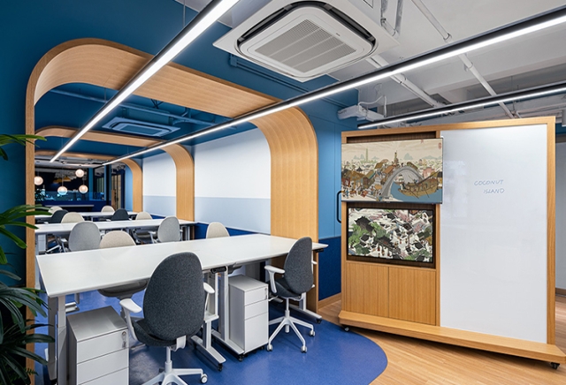 上海民办教育办公室装修设计思路