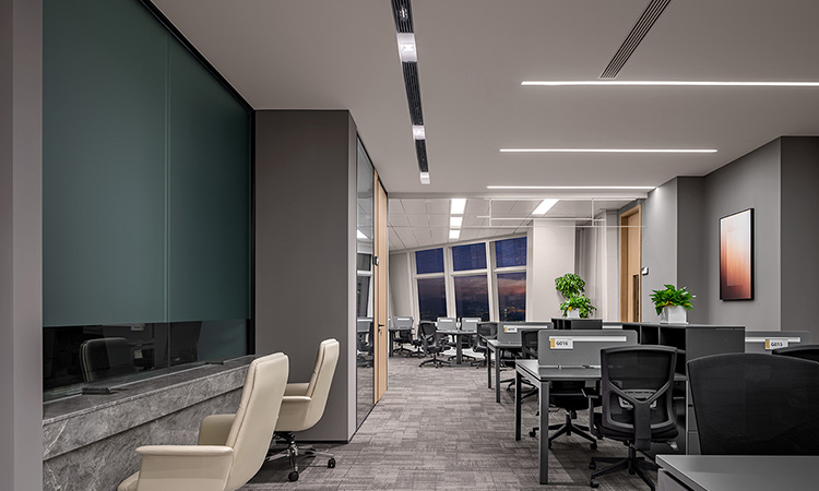 上海专业办公室装修公司员工区