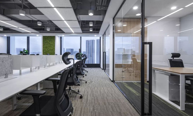 员工办公区带头枕升降靠椅