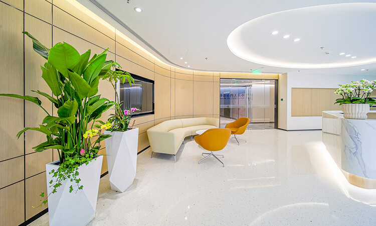 办公室装修公司前厅 办公室装修公司前厅