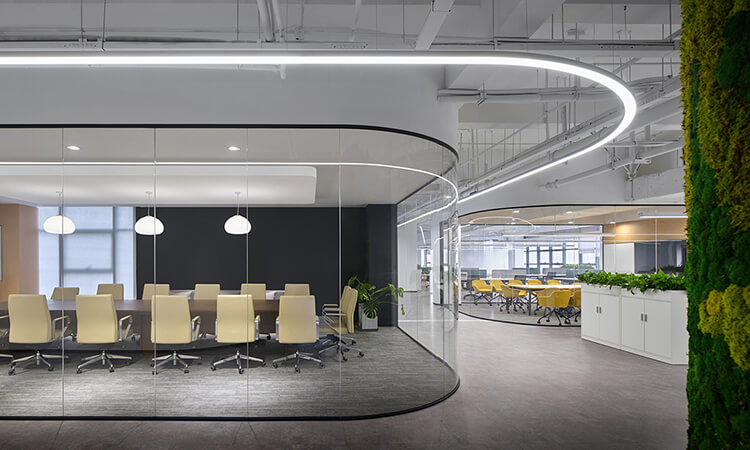 上海某350平办公室快装竣工