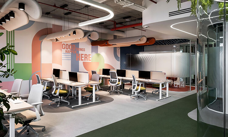 上海530平米现代风办公室 上海530平米现代风办公室